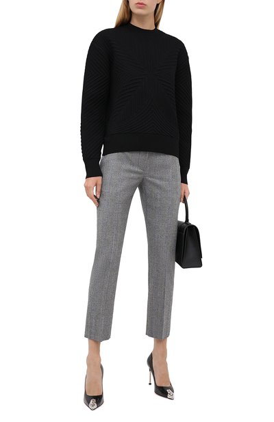 Шерстяные брюки ALEXANDER MCQUEEN, арт. 631788/QJABH, фото 2