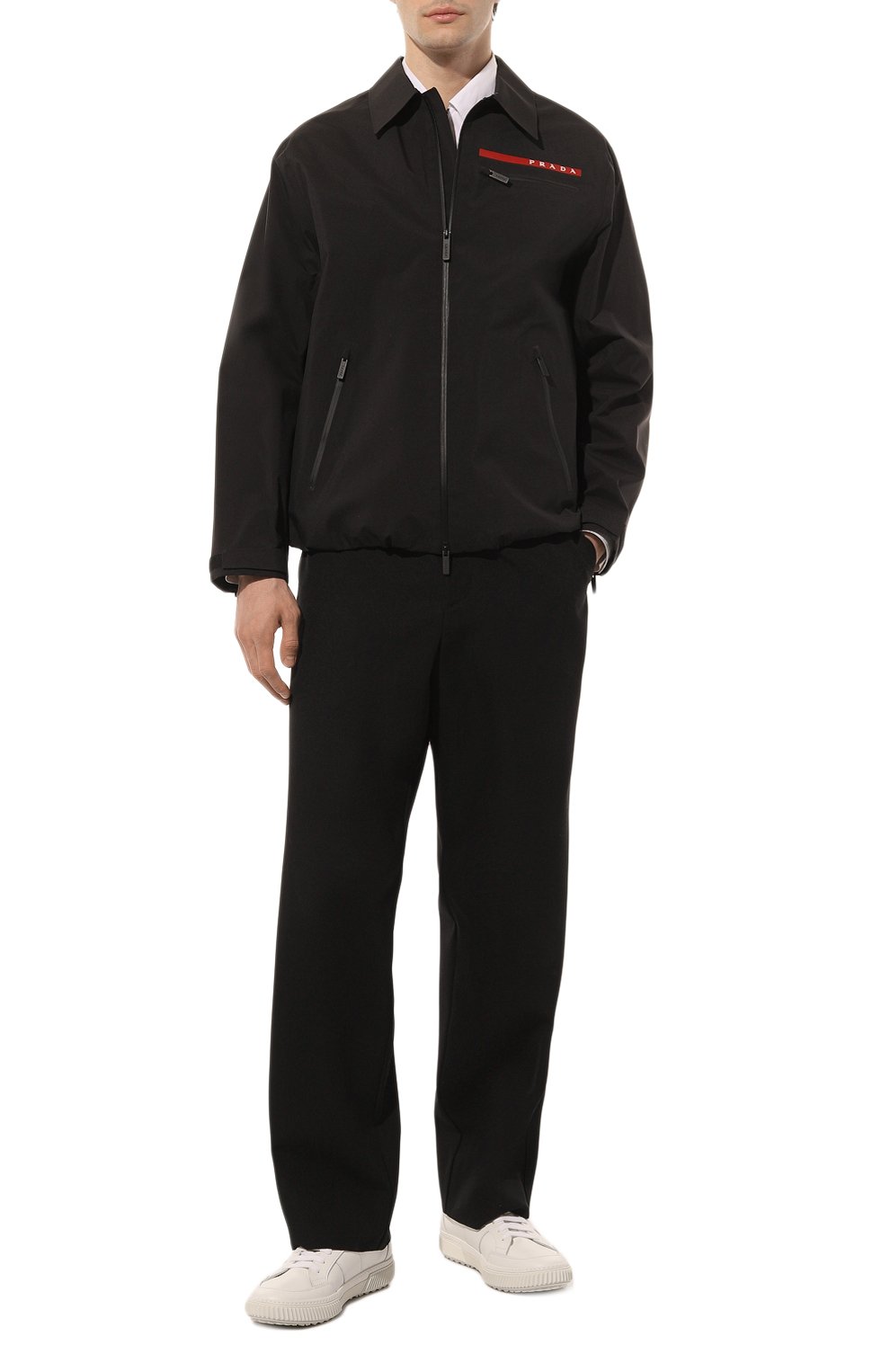 Кожаные кеды PRADA, арт. 4E3574-3ON8-F0009, фото 2