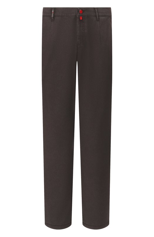 Шерстяные брюки Kiton UPR001RK0615H Коричневый UPR001RK0615H