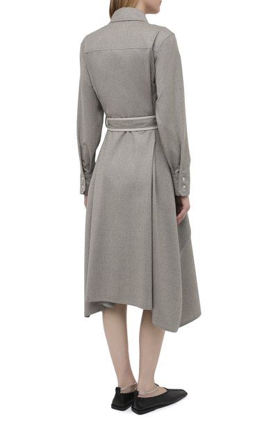 Шерстяное платье STELLA MCCARTNEY серого цвета по цене 119000 руб., арт. 602230/SNB53, фото 4 Шерстяное платье STELLA MCCARTNEY, арт. 602230/SNB53, фото 4