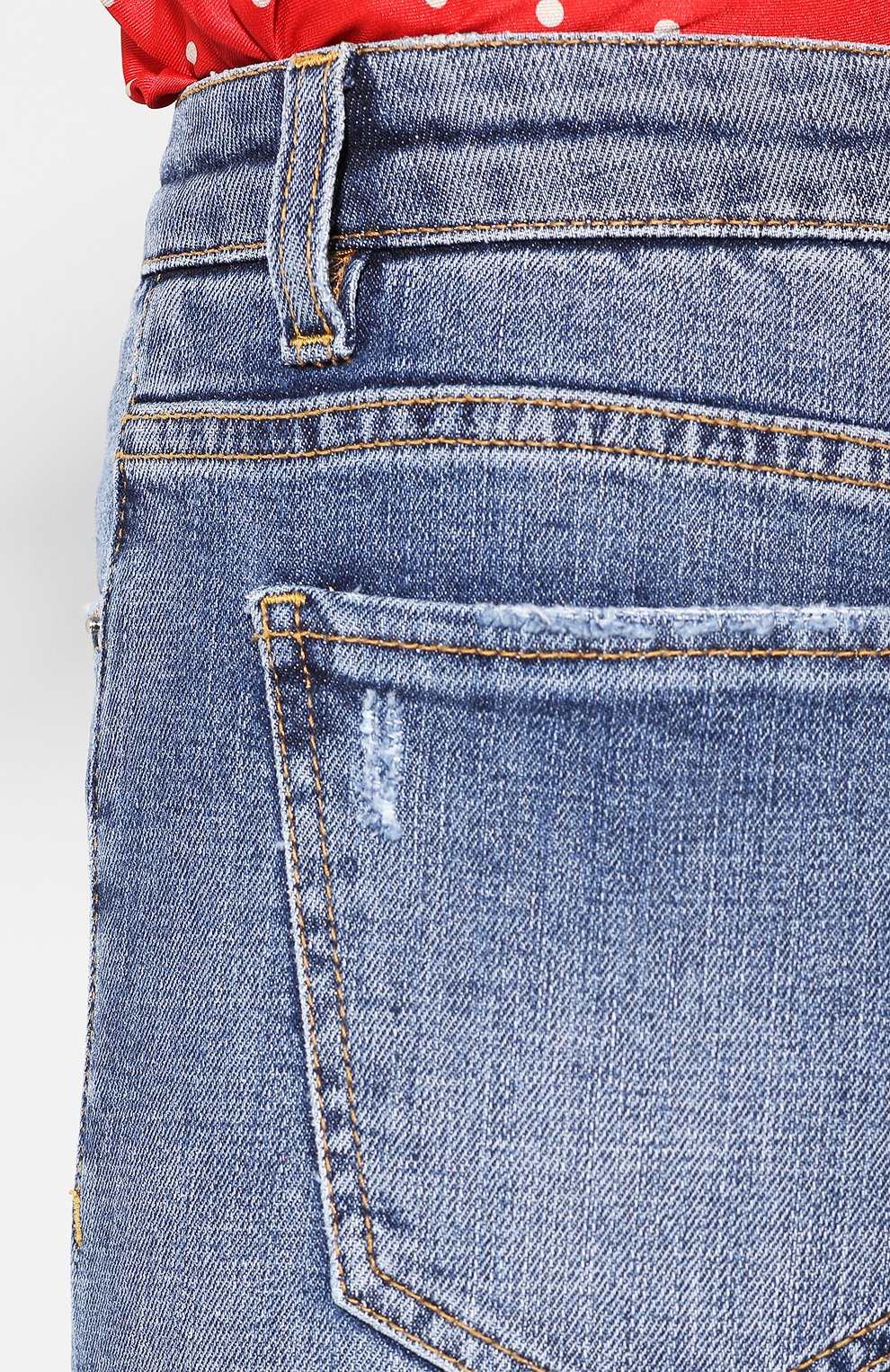 Расклешенные джинсы TWO WOMEN IN THE WORLD синего цвета по цене 22600 руб., арт. VIVIANA/UVYJ6, фото 5 Расклешенные джинсы TWO WOMEN IN THE WORLD, арт. VIVIANA/UVYJ6, фото 5