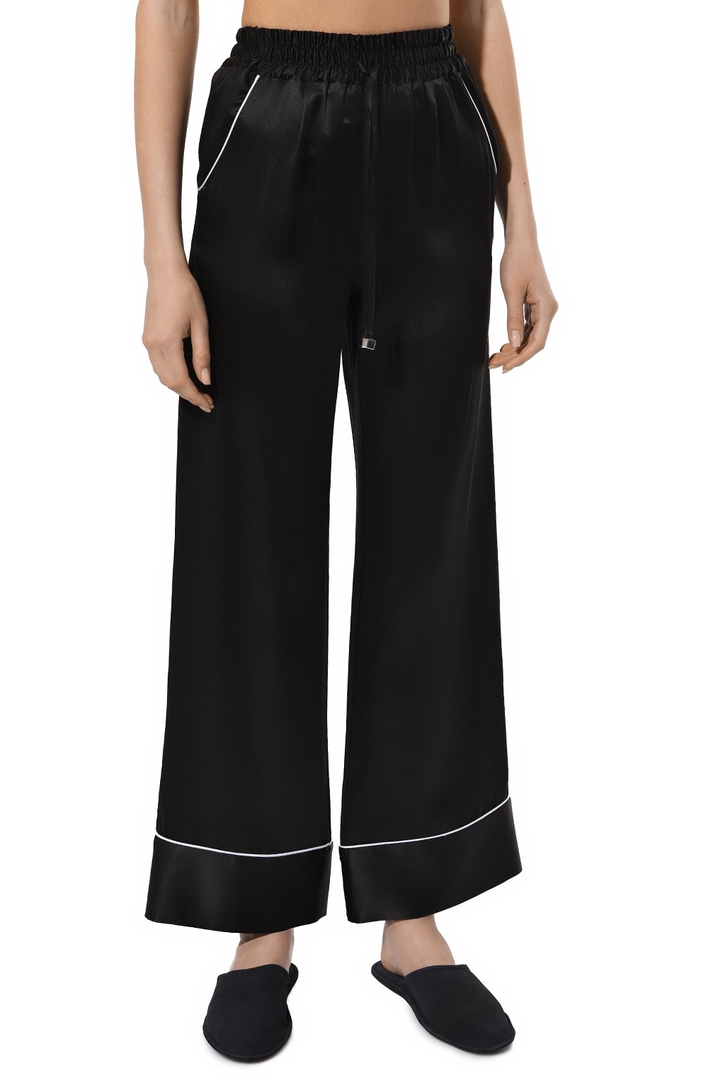 Шелковые брюки KITON, арт. D57119K03337, фото 3