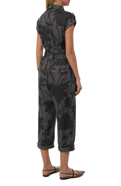 Льняной комбинезон BRUNELLO CUCINELLI, арт. MB650BF289, фото 4