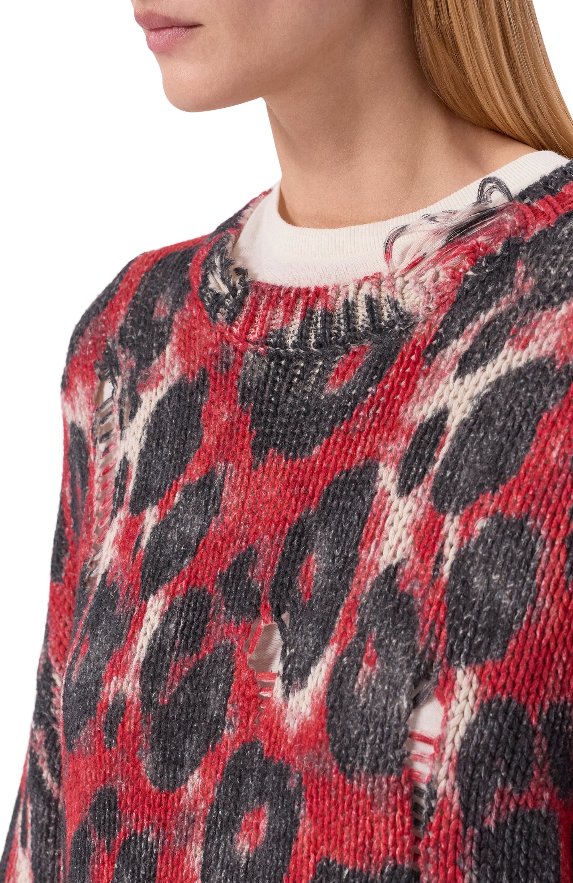 Хлопковый свитер R13, арт. R13WY197-Y260A_001, фото 5