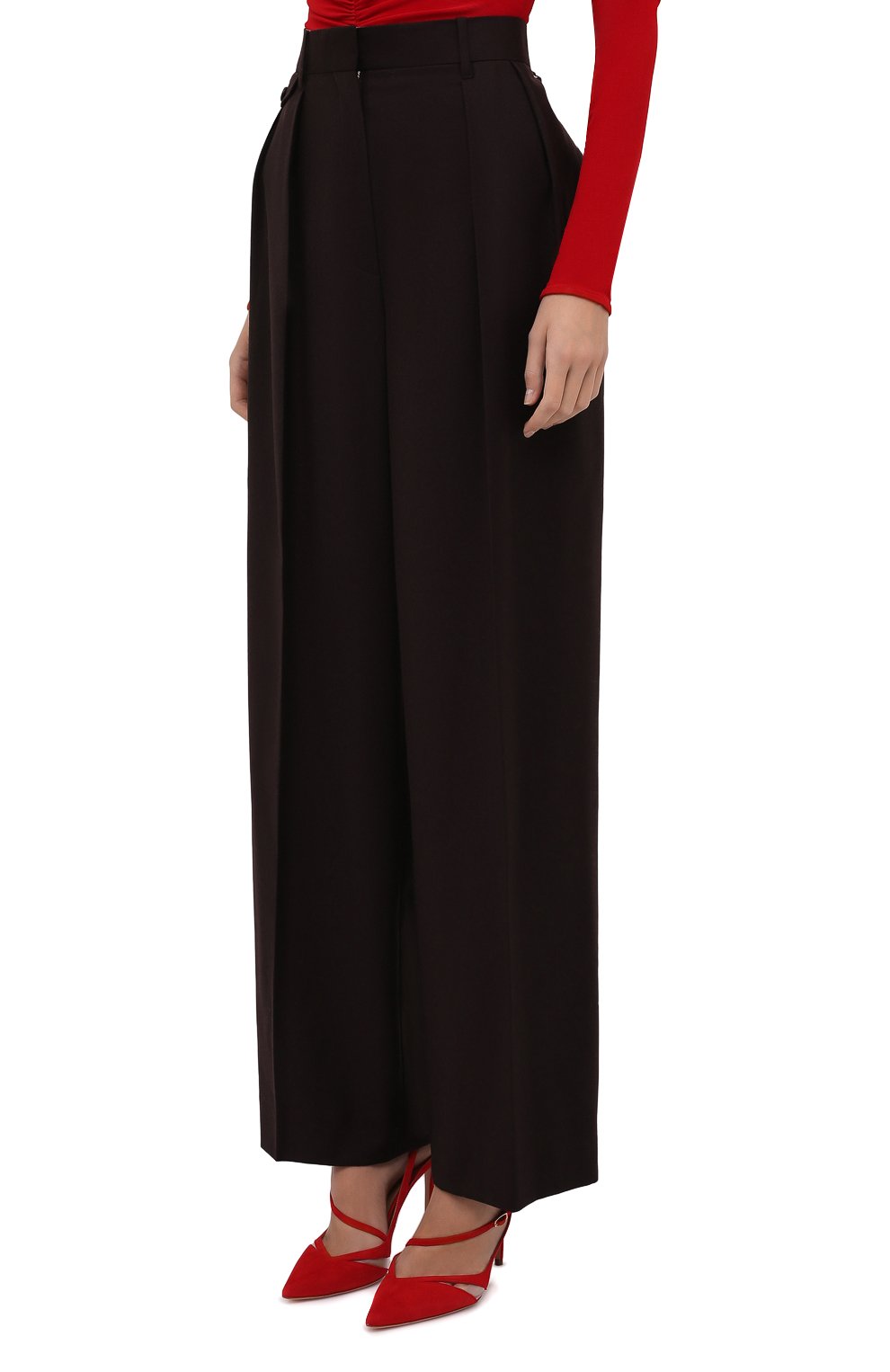 Шерстяные брюки THE ROW, арт. 5963W2107, фото 3