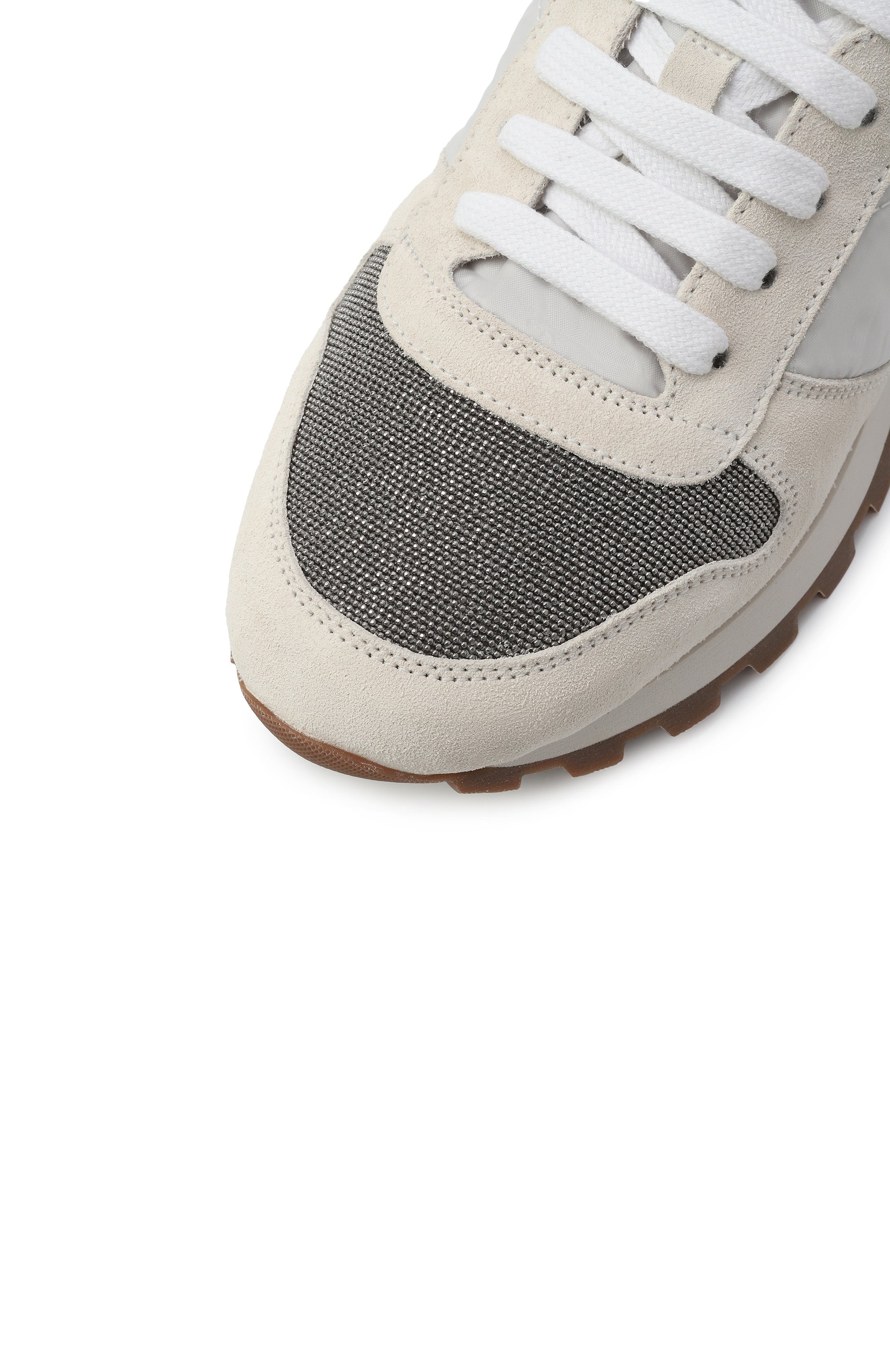 Комбинированные кроссовки BRUNELLO CUCINELLI, арт. MZSFG1960, фото 7