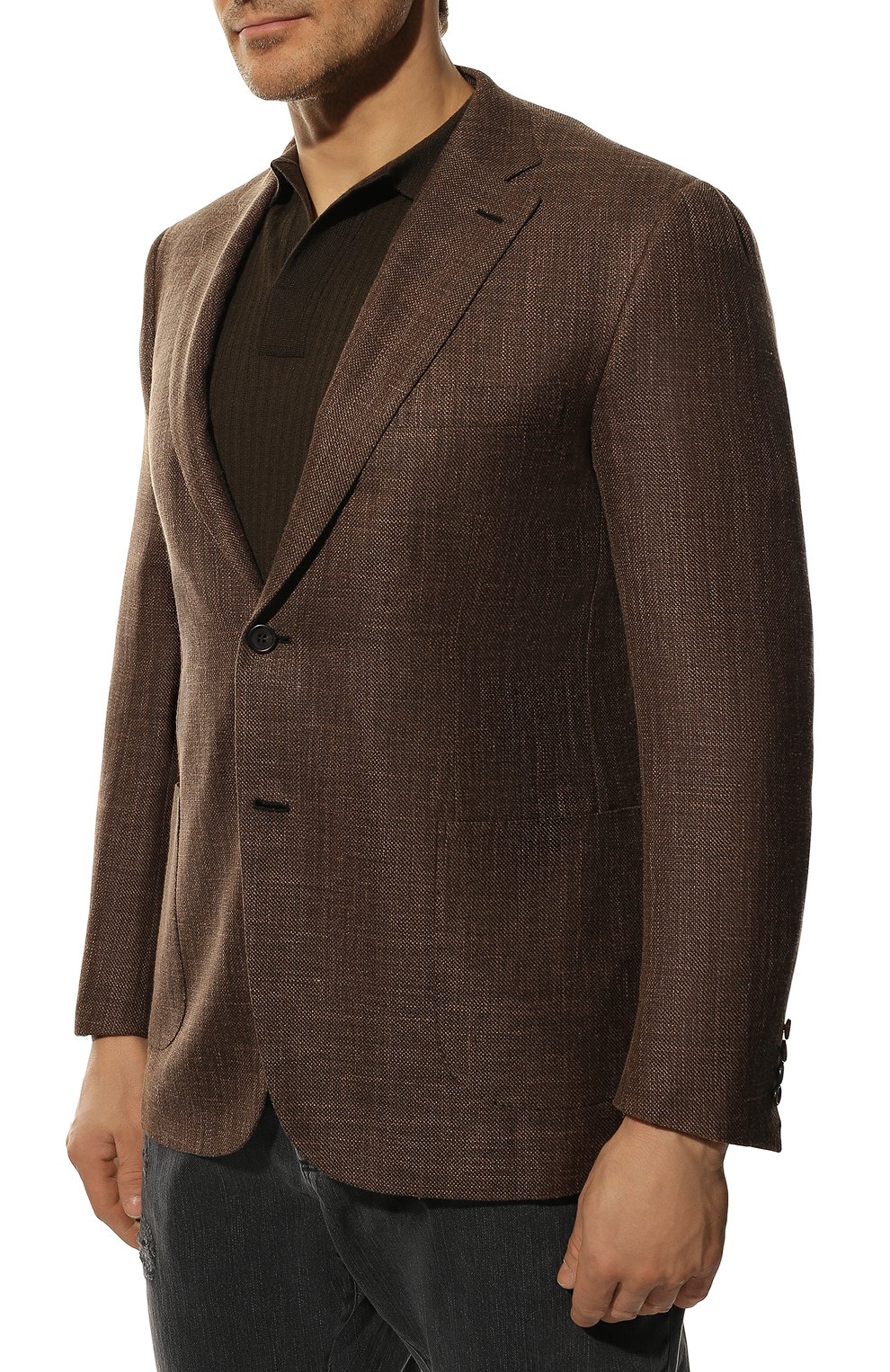 Пиджак из шерст и и шелка BRIONI, арт. RG0J0P/P1A77/BRUNIC0, фото 3