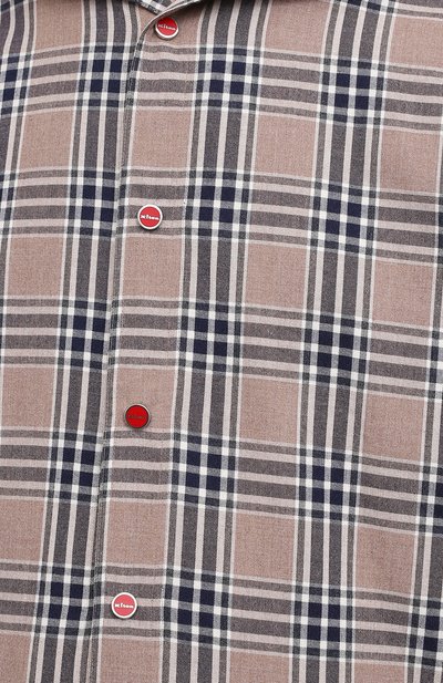 Хлопковая рубашка KITON, арт. UMCMARH0748711/45-50, фото 5