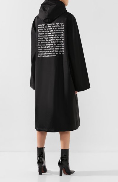 Плащ с капюшоном VETEMENTS, арт. UAH20JA807/W, фото 4