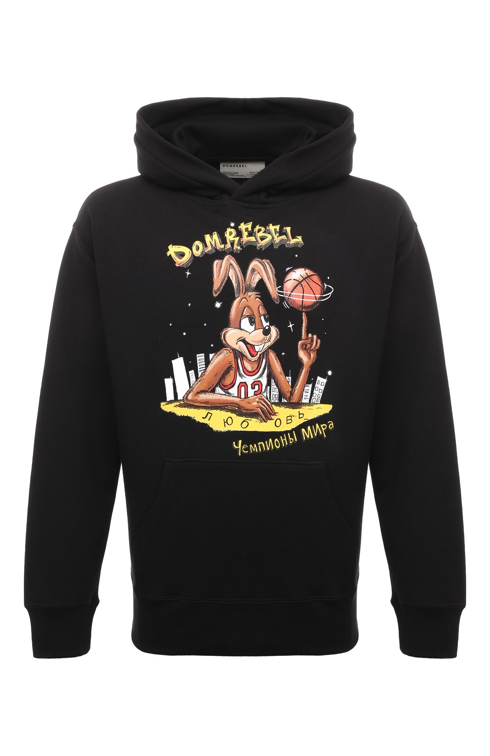 Хлопковое худи DOMREBEL, арт. M WINNER/H00DIE, фото 1