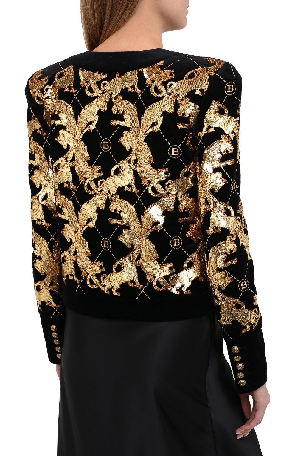 Хлопковый жакет BALMAIN, арт. UF17572/C256, фото 4