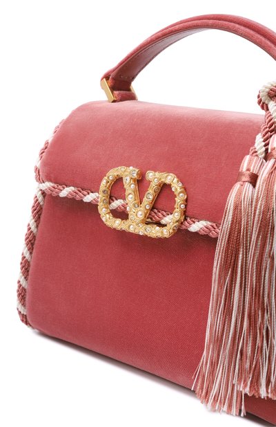 Сумка vsling mini VALENTINO розового цвета по цене 362500 руб., арт. 7W2B0R91/MBN, фото 3 Сумка vsling mini VALENTINO, арт. 7W2B0R91/MBN, фото 3