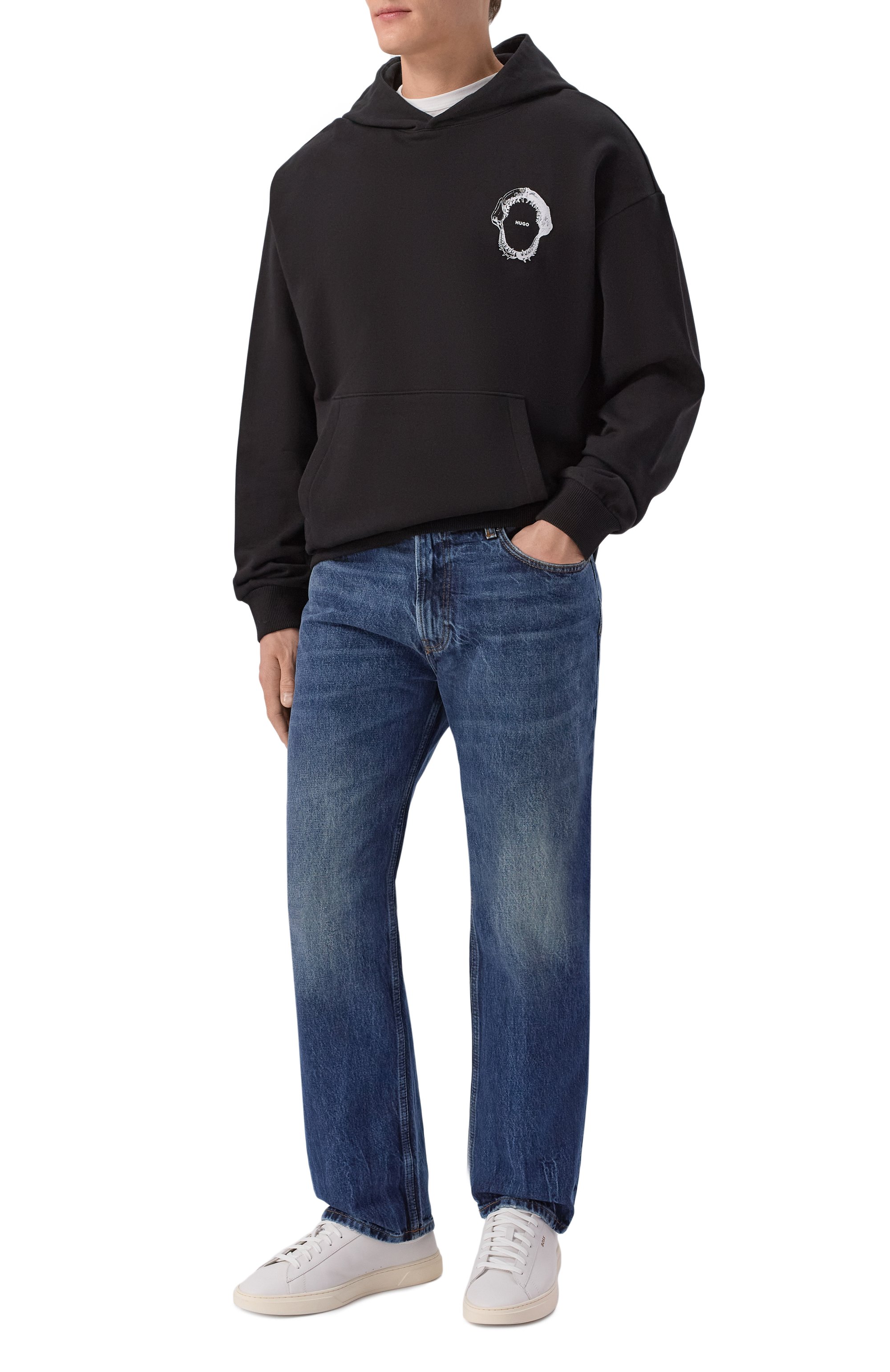 Джинсы hugo 840 HUGO темно-синего цвета по цене 19950 руб., арт. 50554199, фото 2 Джинсы hugo 840 HUGO, арт. 50554199, фото 2