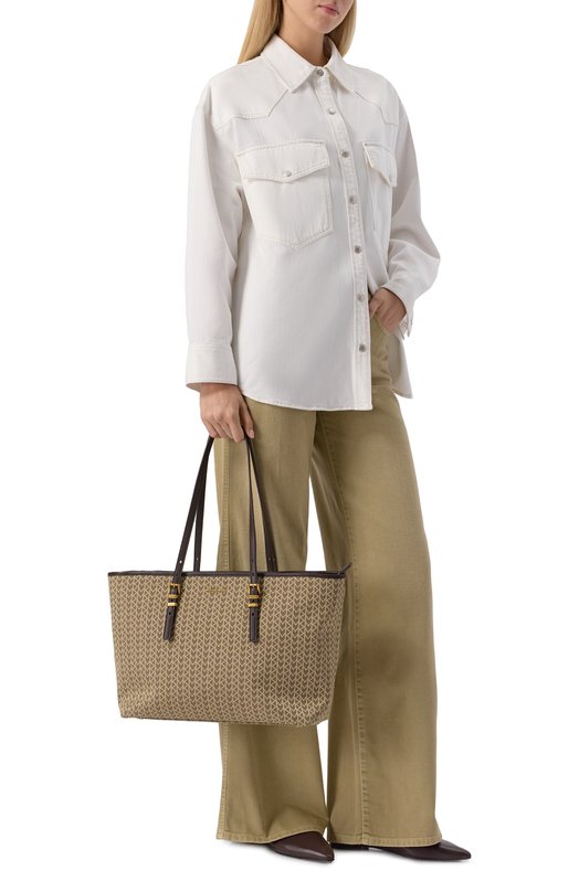 Сумка-тоут Quinn large MICHAEL Michael Kors 30T5AQNT90 Бежевый  30T5AQNT90 Фото 7