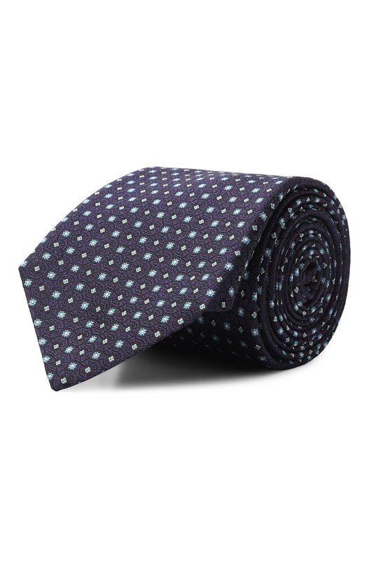 Шелковый галстук Canali 18/HJ04494 Синий 18/HJ04494