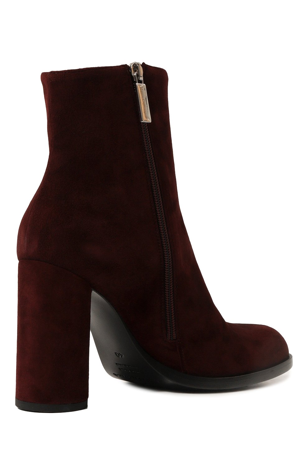 Замшевые ботильоны chloe MATTIA CAPEZZANI бордового цвета по цене 51900 руб., арт. W186/CAM0SCI0, фото 5 Замшевые ботильоны chloe MATTIA CAPEZZANI, арт. W186/CAM0SCI0, фото 5