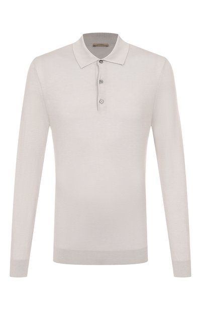 Мужское поло из шелка и хлопка 12 STOREEZ, арт. 131253