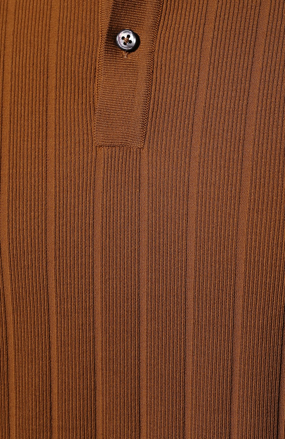 Хлопковое поло FIORONI коричневого цвета по цене 53000 руб., арт. MK24248C1, фото 5 Хлопковое поло FIORONI, арт. MK24248C1, фото 5