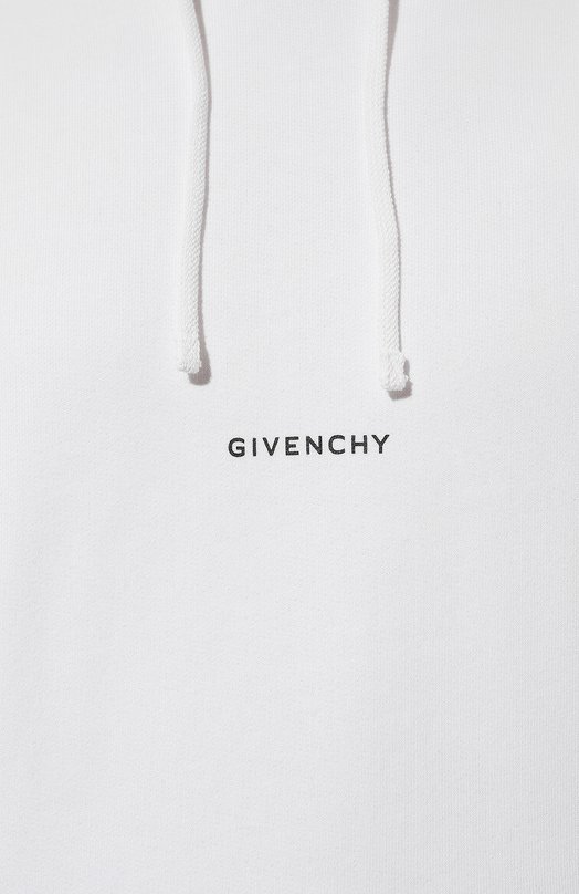 Хлопковое худи Givenchy BMJ0HC3Y9Z Белый  BMJ0HC3Y9Z Фото 5