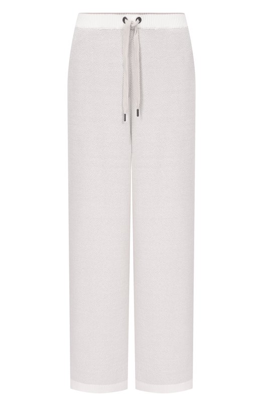 Хлопковые брюки Brunello Cucinelli M19255879 Кремовый M19255879