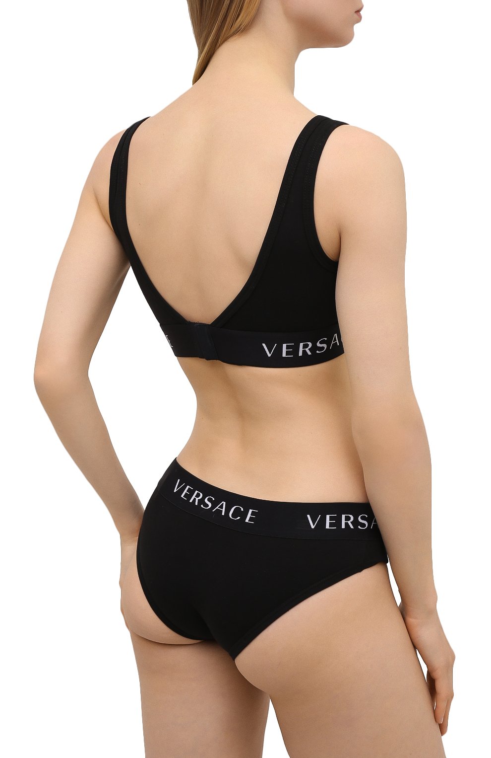 Трусы-слипы VERSACE черного цвета по цене 4150 руб., арт. AUD04071/AC00058, фото 3 Трусы-слипы VERSACE, арт. AUD04071/AC00058, фото 3