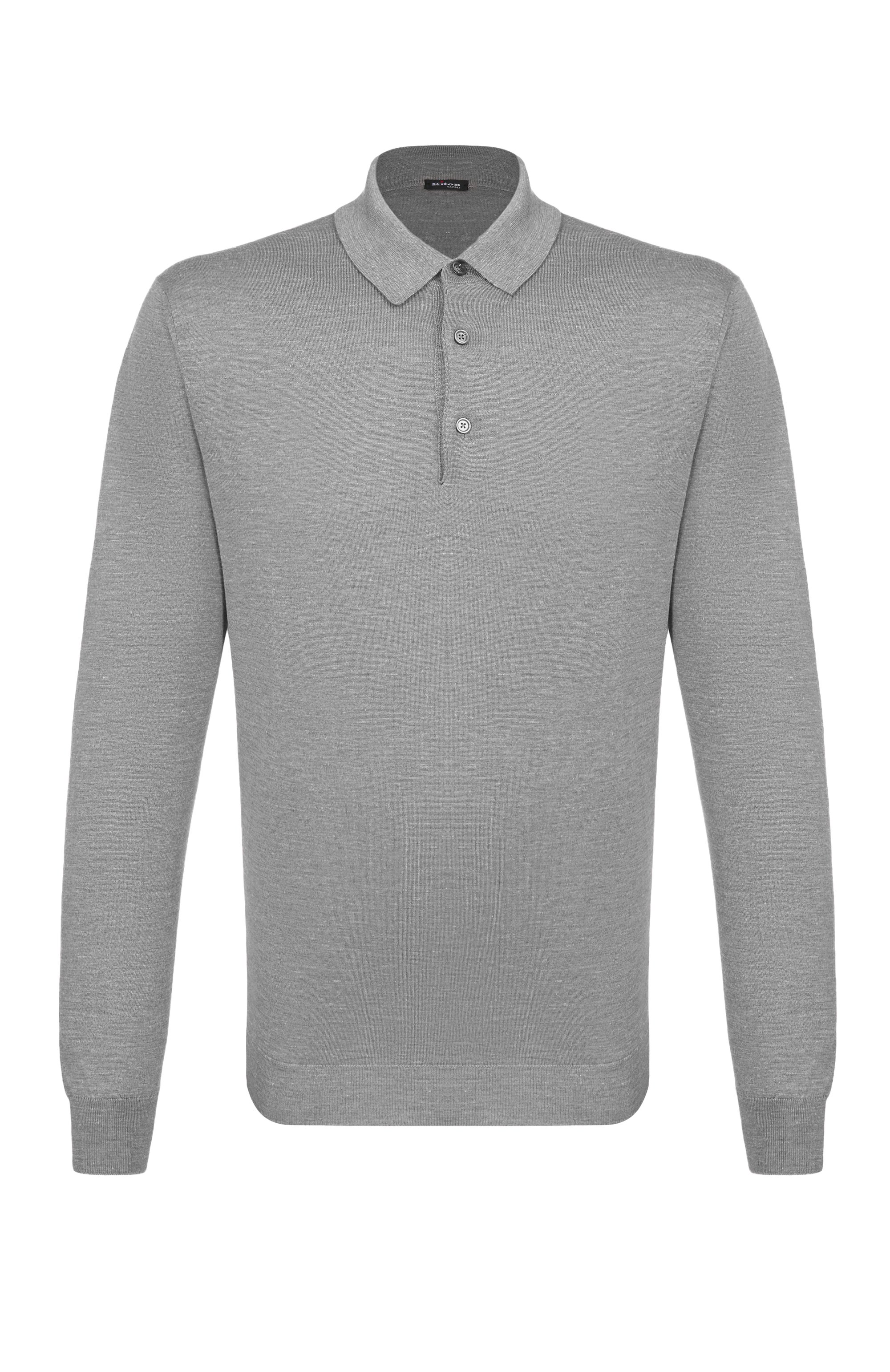 Поло из шелка и кашемира KITON, арт. UMK1279K358, фото 1