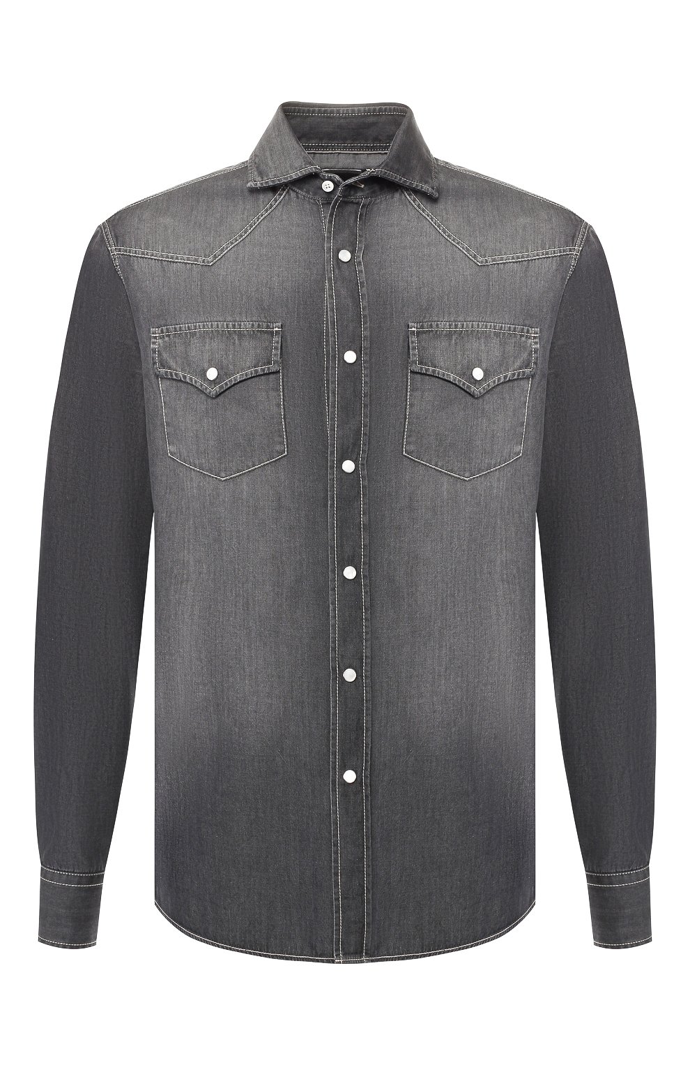 Джинсовая рубашка BRUNELLO CUCINELLI, арт. ML6304008, фото 1