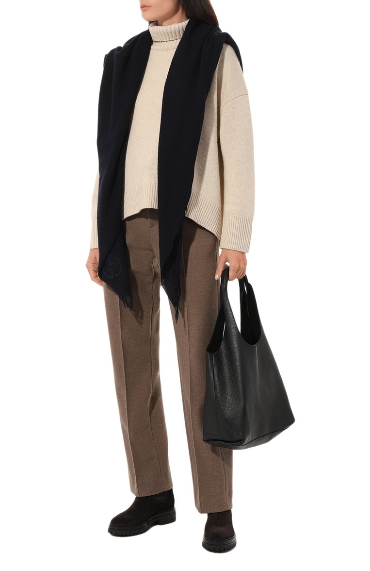 Шарф из шерсти и шелка GIORGIO ARMANI, арт. 795311/3F121, фото 2