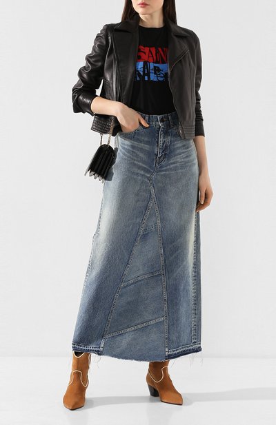 Джинсовая юбка SAINT LAURENT, арт. 593677/Y551V, фото 2