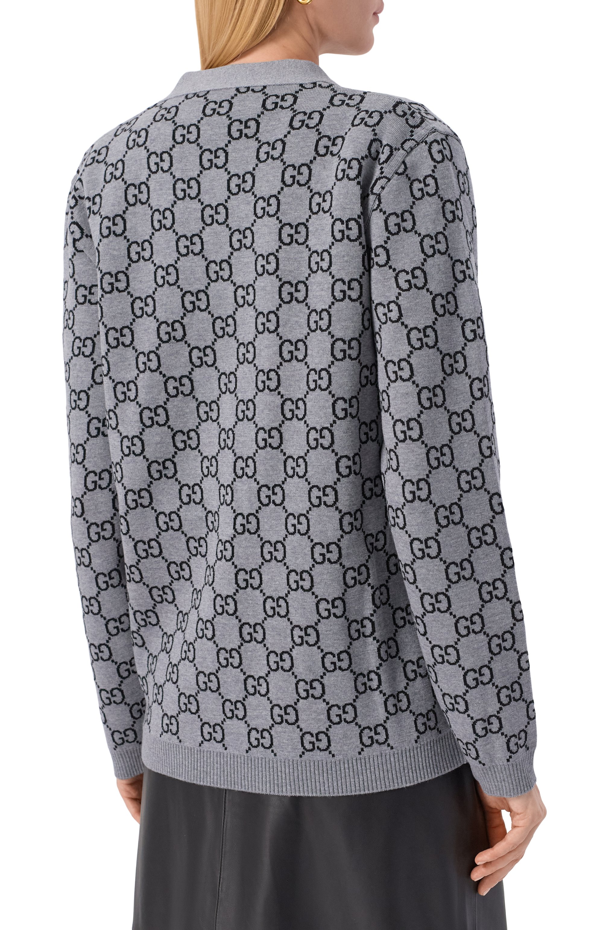 Двусторонний шерстяной кардиган GUCCI, арт. 798157/XKEJP, фото 4