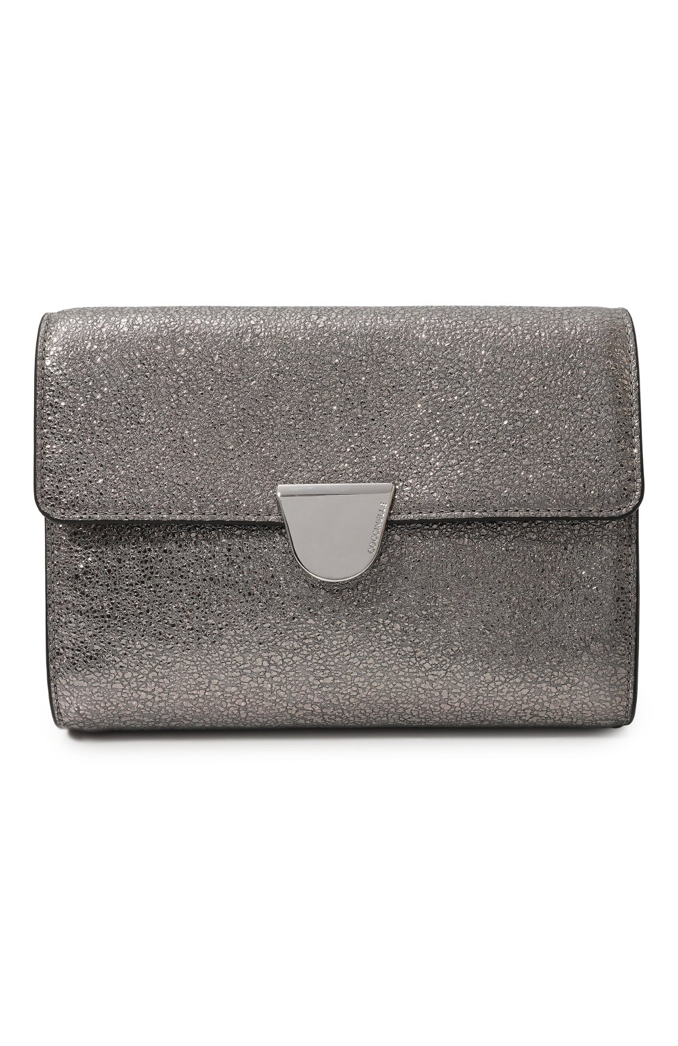 Сумка ever COCCINELLE серебряного цвета по цене 24800 руб., арт. E5 P9R 55 01 01, фото 1 Сумка ever COCCINELLE, арт. E5 P9R 55 01 01, фото 1