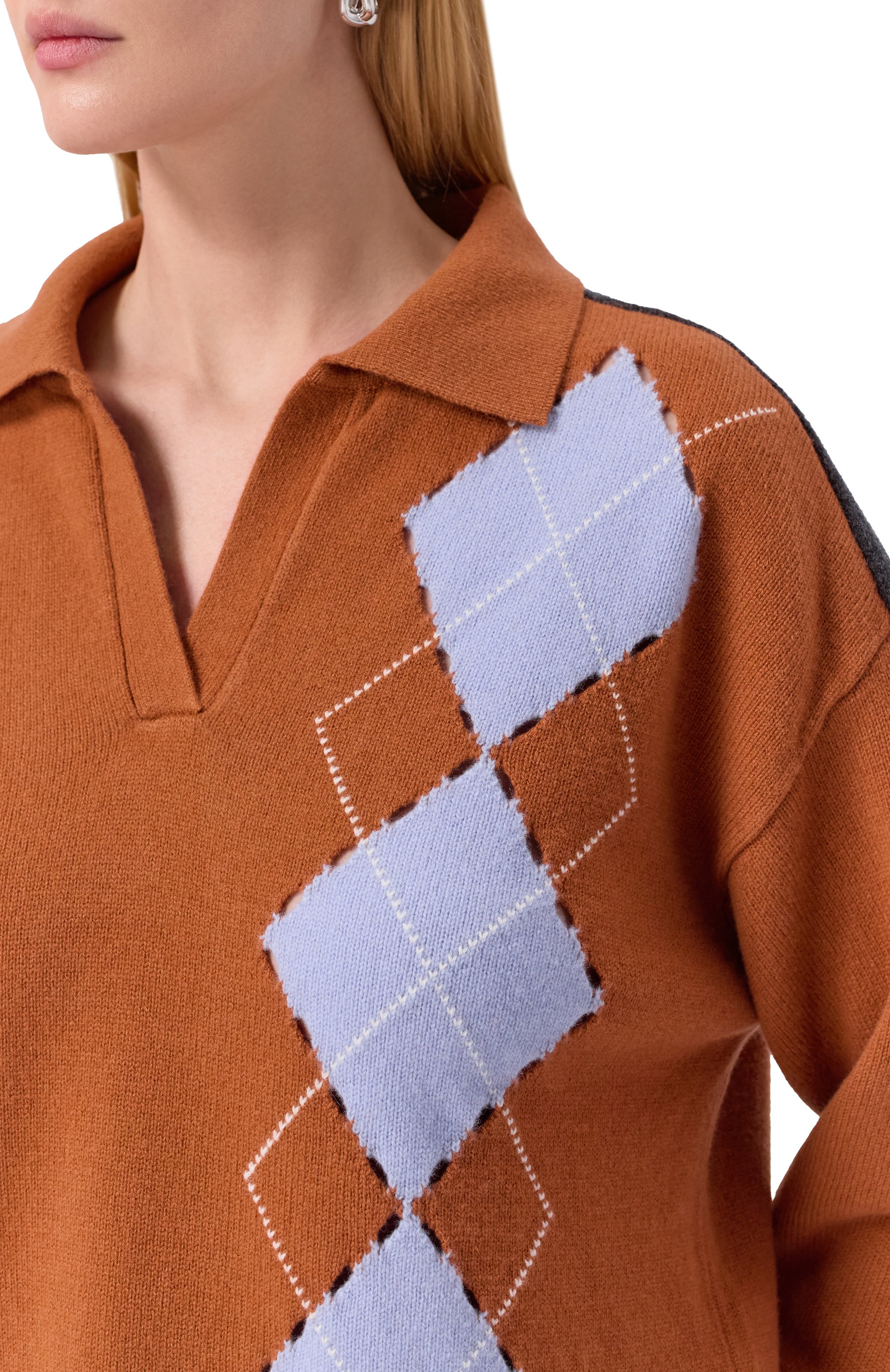 Поло из шерсти и кашемира MRZ, арт. FW25-0268, фото 5