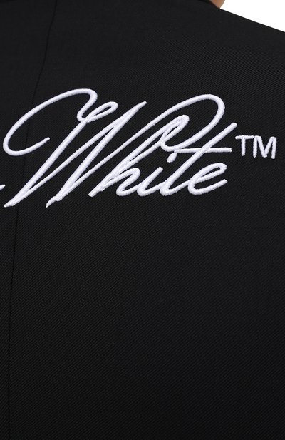 Жакет OFF-WHITE черного цвета по цене 120000 руб., арт. 0WEF061R21FAB001, фото 5 Жакет OFF-WHITE, арт. 0WEF061R21FAB001, фото 5