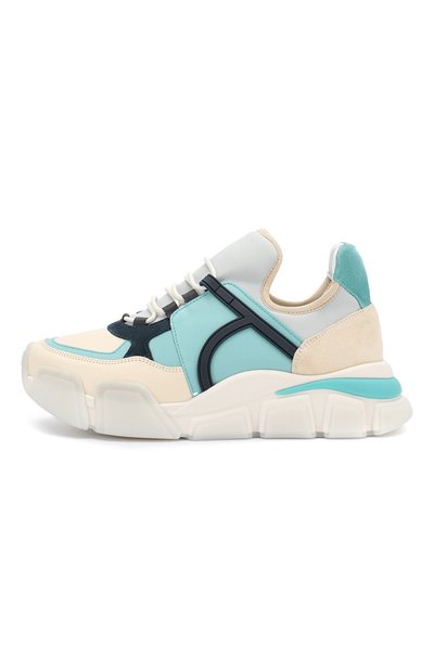 Комбинированные кроссовки FERRAGAMO, арт. Z-07233721C, фото 3