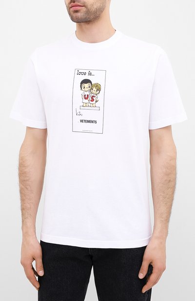 Хлопковая футболка VETEMENTS, арт. UAH21TR686 1600/M, фото 3