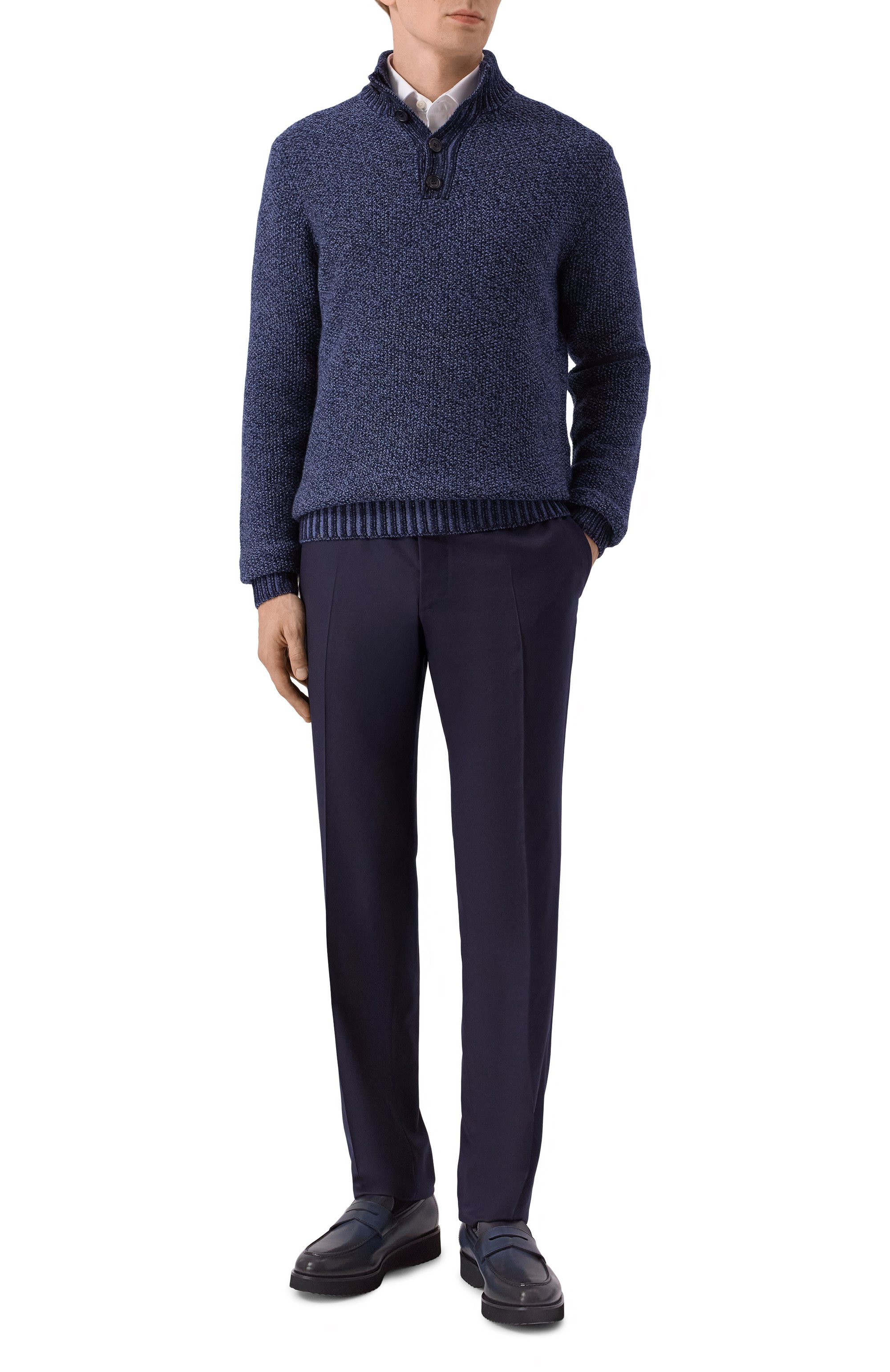 Свитер из шерсти и кашемира ANDREA CAMPAGNA, арт. WU26N0470-07-FN0262, фото 2