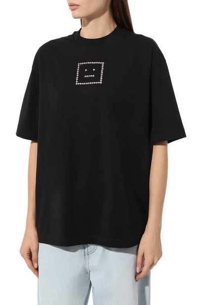 Хлопковая футболка ACNE STUDIOS, арт. FA UX TSHI000166900, фото 3