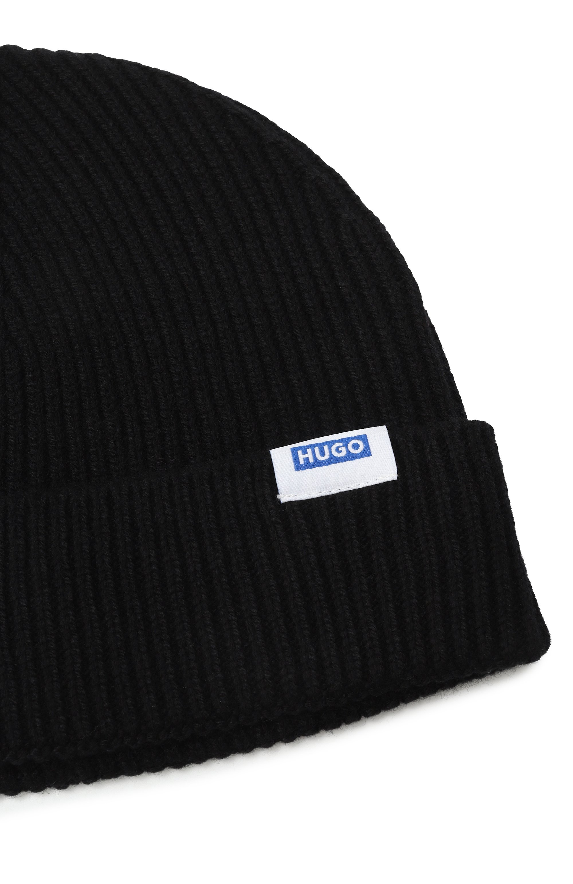 Шапка HUGO BLUE черного цвета по цене 5495 руб., арт. 50551371, фото 3 Шапка HUGO BLUE, арт. 50551371, фото 3