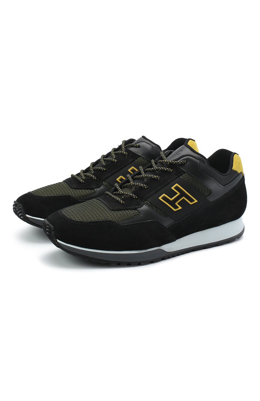 Комбинированные кроссовки HOGAN, арт. HXM3210K79009K, фото 1