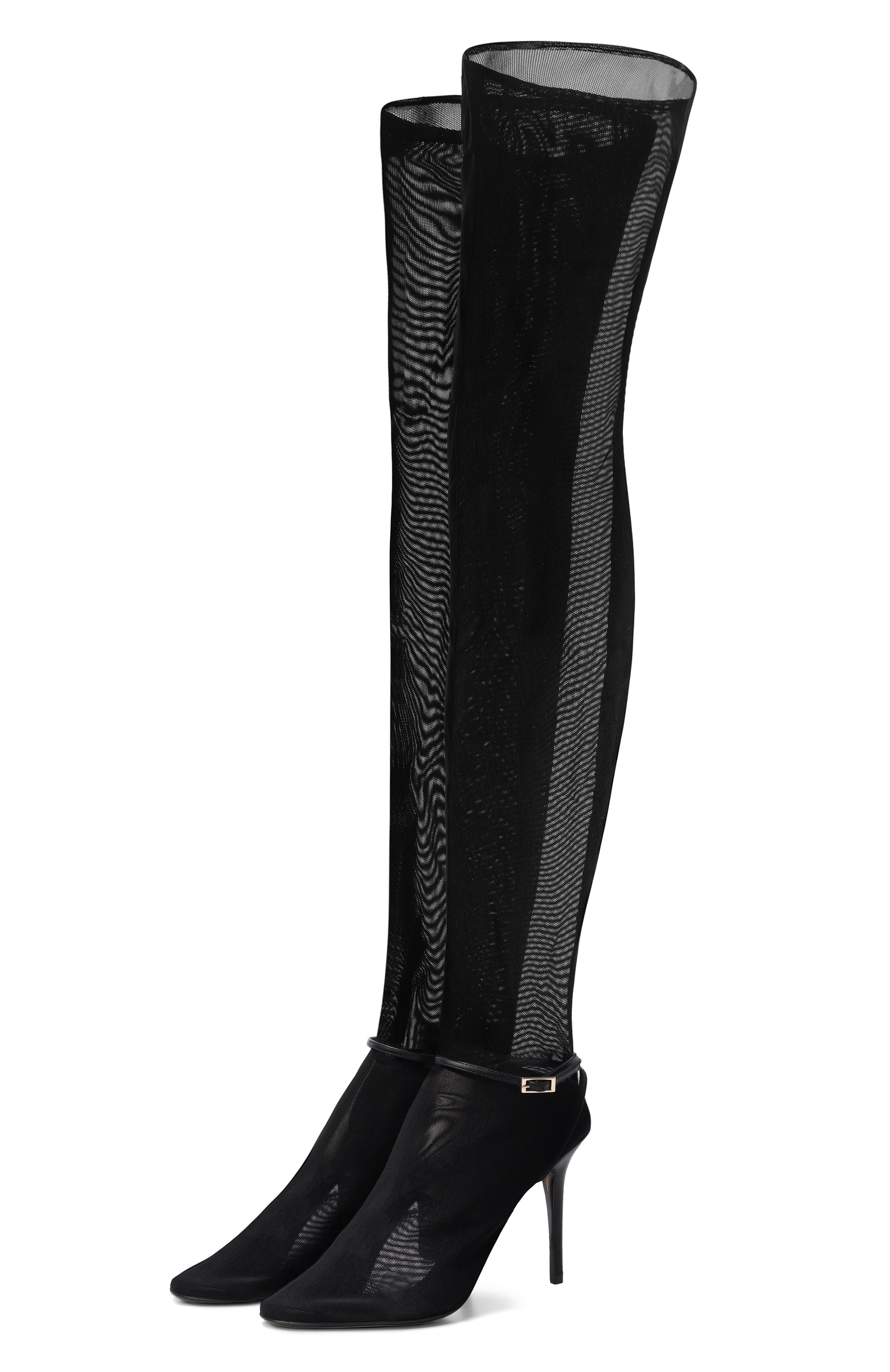 Текстильные ботфорты eli 95 ALEVI MILANO, арт. L26S9001.R.0116997/NET, фото 1