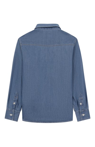 Джинсовая рубашка BRUNELLO CUCINELLI, арт. BR683C360C