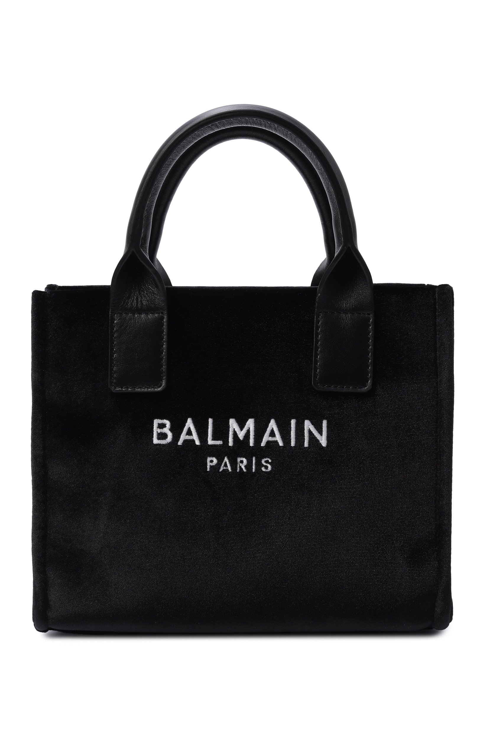 Сумка BALMAIN черного цвета по цене 49950 руб., арт. BZ0B08, фото 1 Сумка BALMAIN, арт. BZ0B08, фото 1