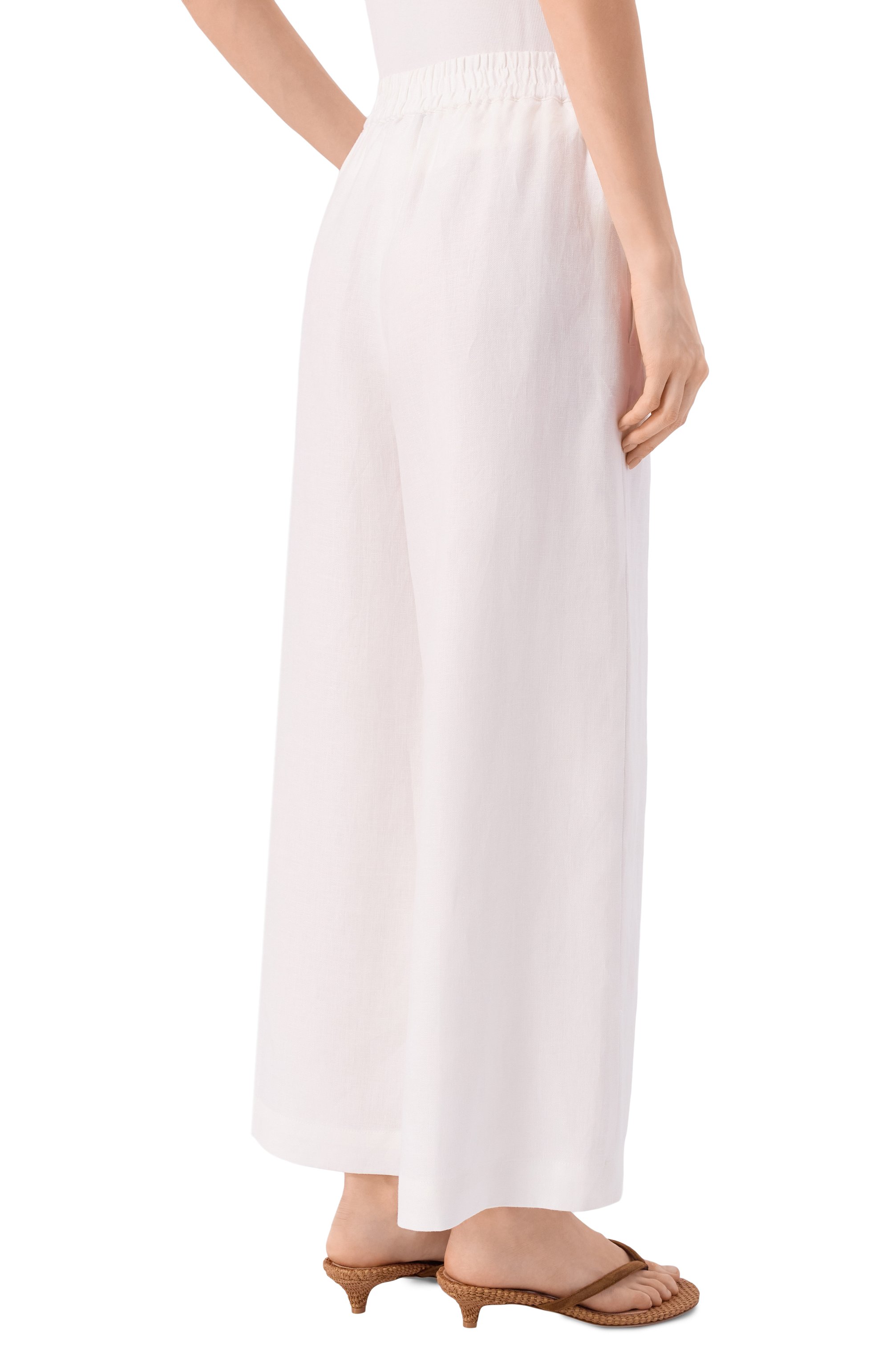 Льняные брюки WEEKEND MAX MARA, арт. WKDFELIN0, фото 4
