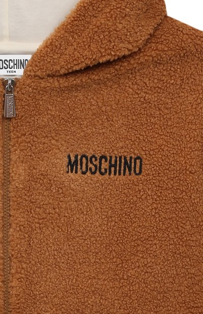 Куртка MOSCHINO коричневого цвета по цене 29250 руб., арт. HDF05I/LIA00/10A-14A, фото 3 Куртка MOSCHINO, арт. HDF05I/LIA00/10A-14A, фото 3