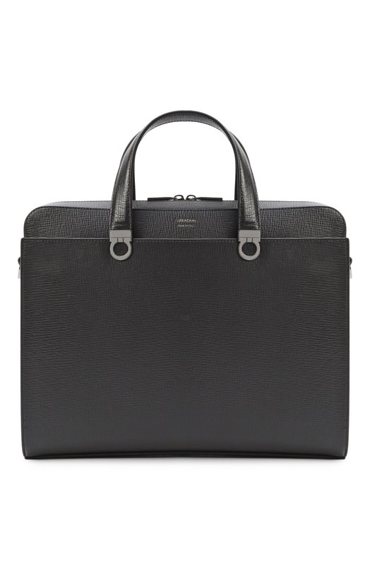 Кожаная сумка для ноутбука Ferragamo 241806/786555 Чёрный 241806/786555