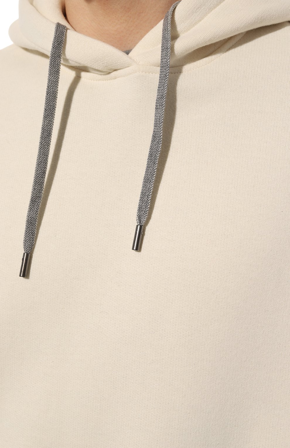 Худи из хлопка и кашемира CAPOBIANCO, арт. 15M432.FW00./58-60, фото 5