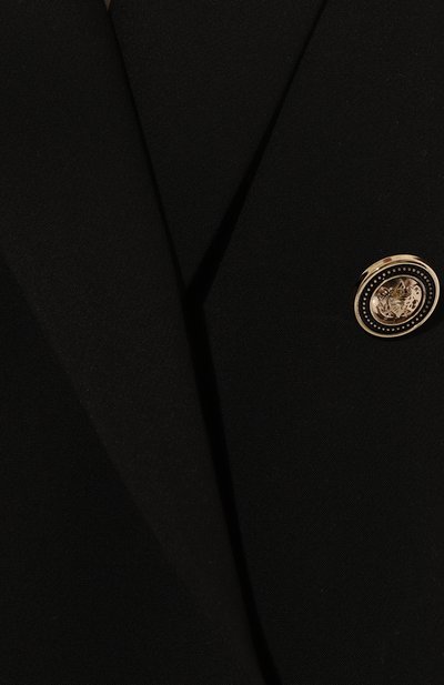 Жакет из вискозы SEVEN LAB черного цвета по цене 25410 руб., арт. SJK2.02.900.351, фото 5 Жакет из вискозы SEVEN LAB, арт. SJK2.02.900.351, фото 5