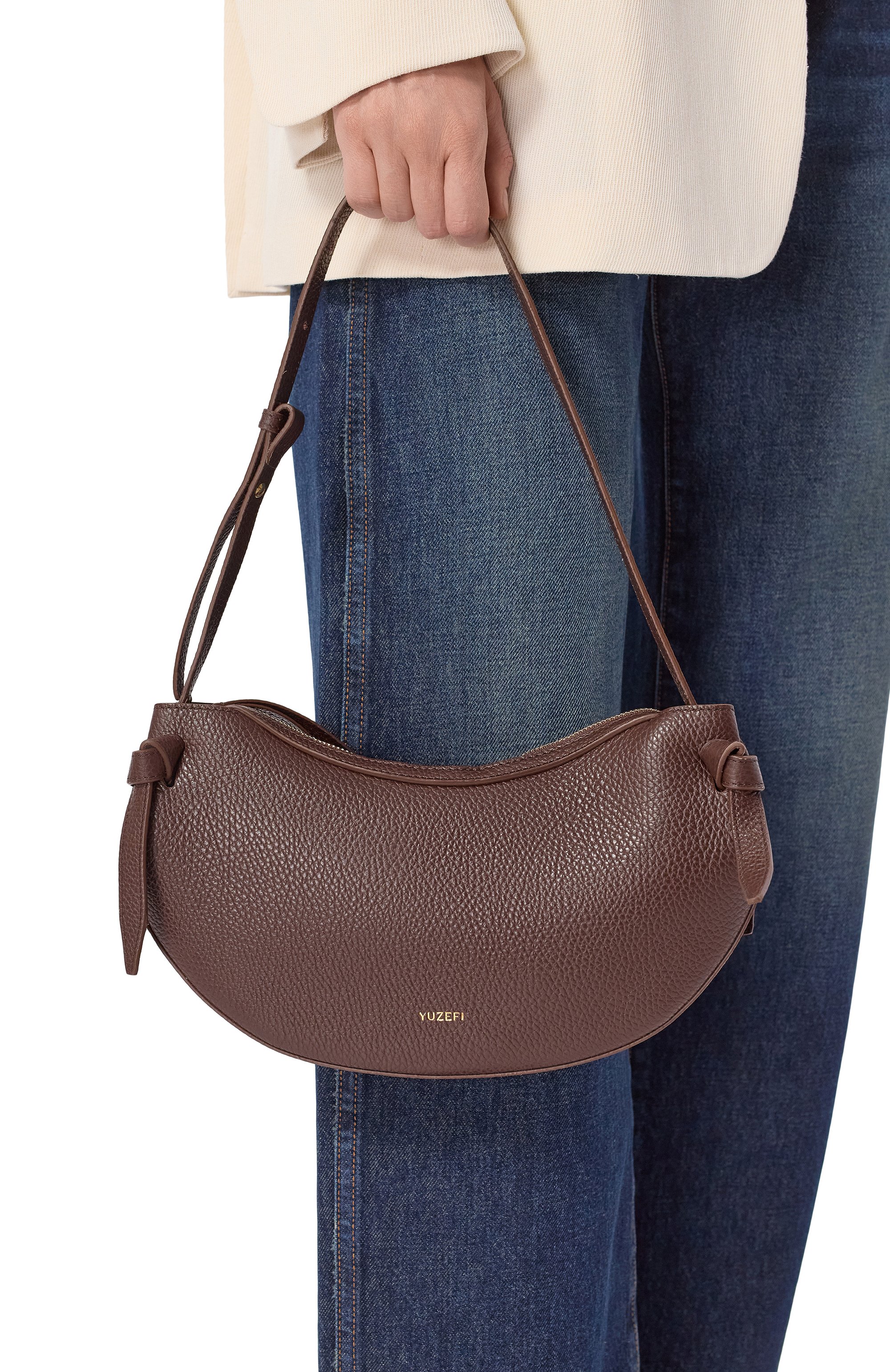 Сумка fortune cookie YUZEFI, арт. F0RTUNE C00KIE/PEBBLE GRAIN LEATHER, фото 2