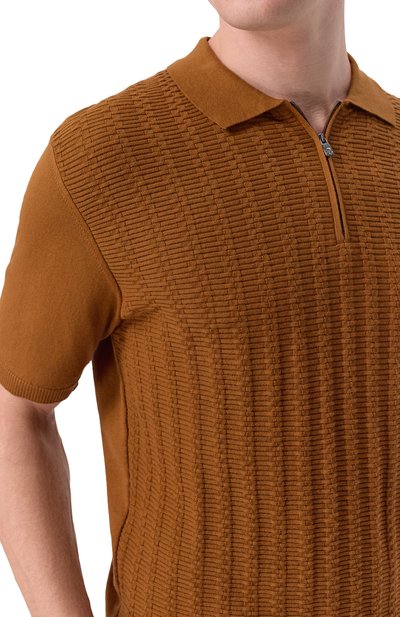 Хлопковое поло CORNELIANI, арт. 27M578/2725103, фото 5