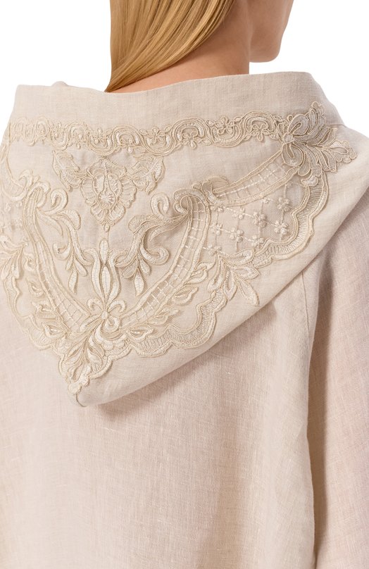 Льняная рубашка Maurizio W07080881/SB Бежевый  W07080881/SB Фото 5